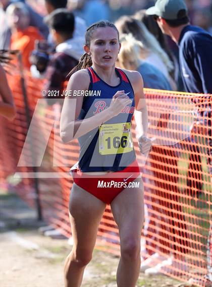 Thumbnail 3 in CIF State Cross Country Championships (Girls D1 Race) photogallery.