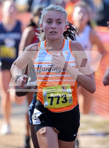 Thumbnail 1 in CIF State Cross Country Championships (Girls D1 Race) photogallery.