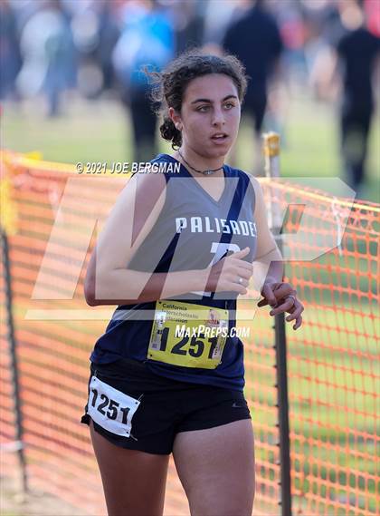 Thumbnail 3 in CIF State Cross Country Championships (Girls D1 Race) photogallery.