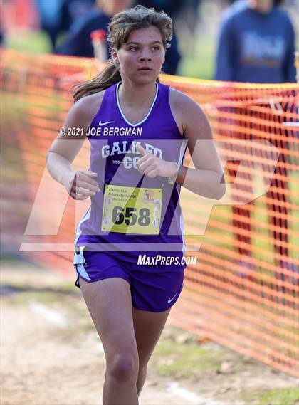 Thumbnail 2 in CIF State Cross Country Championships (Girls D1 Race) photogallery.