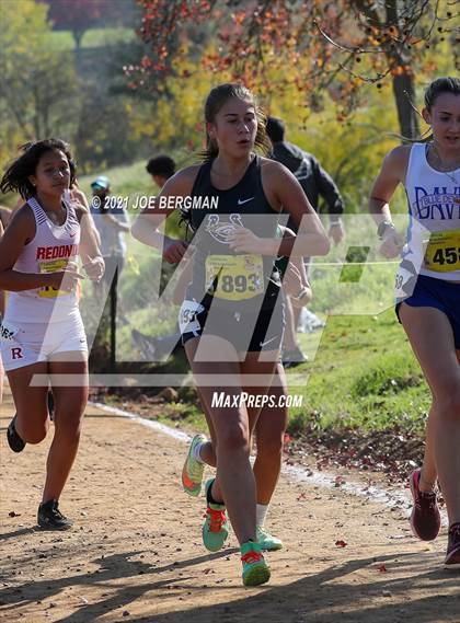 Thumbnail 2 in CIF State Cross Country Championships (Girls D1 Race) photogallery.