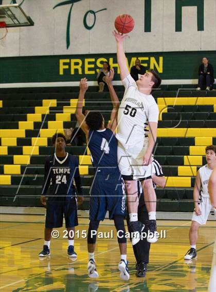 Thumbnail 1 in Tempe vs Verrado (Horizon Holiday Hoops Tournament) photogallery.