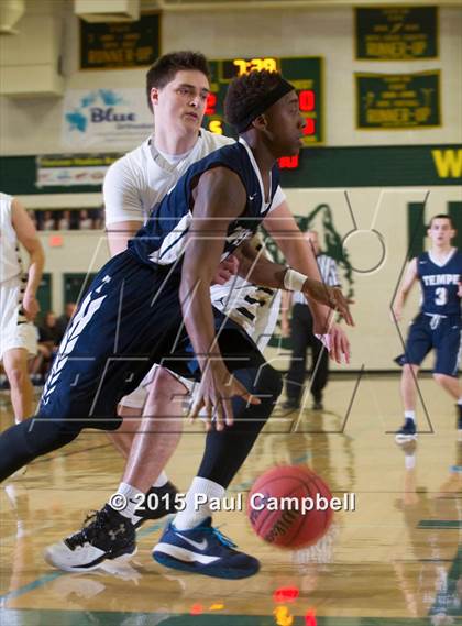 Thumbnail 2 in Tempe vs Verrado (Horizon Holiday Hoops Tournament) photogallery.
