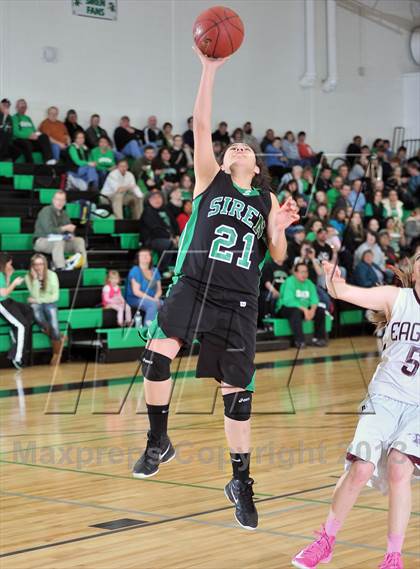Thumbnail 2 in Solon Springs vs. Siren (WIAA D5 Regionals)  photogallery.