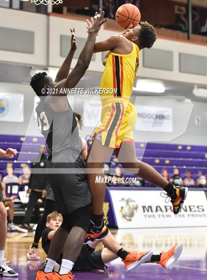 Thumbnail 1 in Oak Hill Academy vs. Wasatch Academy (Montverde Academy Invitational Tournament) photogallery.