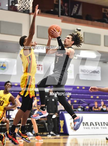 Thumbnail 1 in Oak Hill Academy vs. Wasatch Academy (Montverde Academy Invitational Tournament) photogallery.