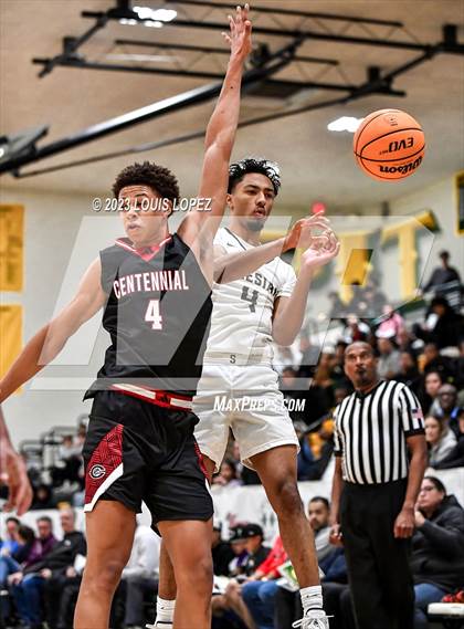 Thumbnail 2 in Centennial vs. Salesian College Preparatory (The Classic at Damien) photogallery.