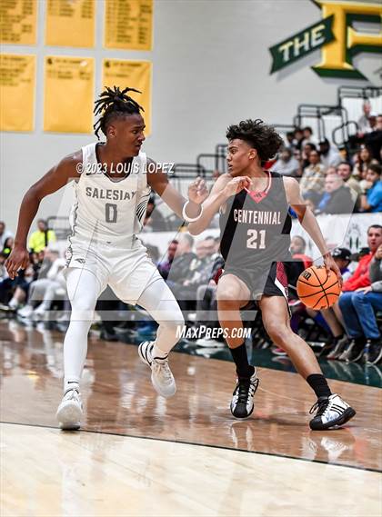 Thumbnail 3 in Centennial vs. Salesian College Preparatory (The Classic at Damien) photogallery.