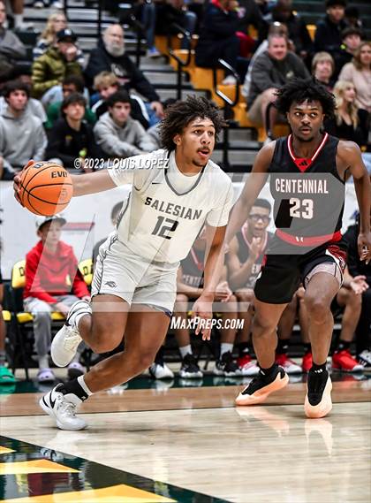 Thumbnail 1 in Centennial vs. Salesian College Preparatory (The Classic at Damien) photogallery.
