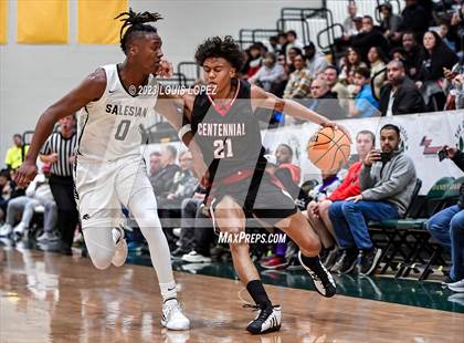 Thumbnail 1 in Centennial vs. Salesian College Preparatory (The Classic at Damien) photogallery.