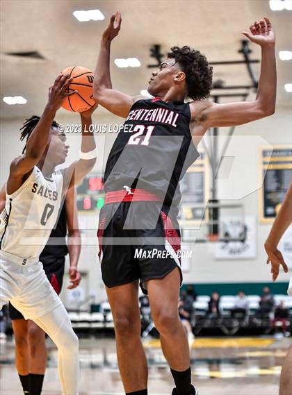 Thumbnail 1 in Centennial vs. Salesian College Preparatory (The Classic at Damien) photogallery.