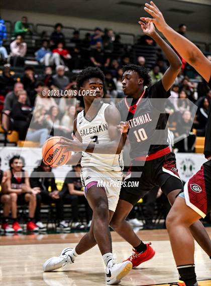 Thumbnail 3 in Centennial vs. Salesian College Preparatory (The Classic at Damien) photogallery.