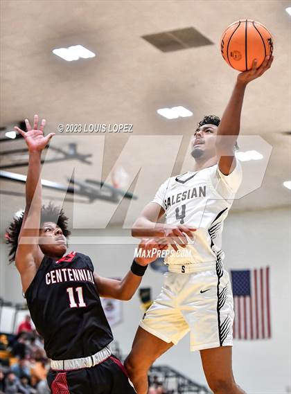 Thumbnail 2 in Centennial vs. Salesian College Preparatory (The Classic at Damien) photogallery.