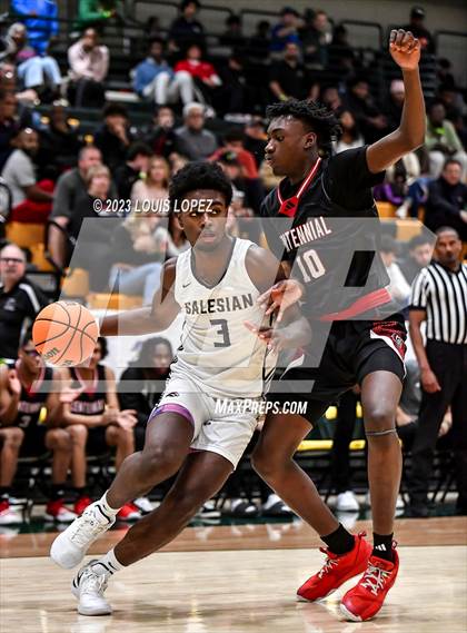 Thumbnail 2 in Centennial vs. Salesian College Preparatory (The Classic at Damien) photogallery.