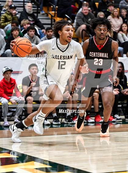 Thumbnail 2 in Centennial vs. Salesian College Preparatory (The Classic at Damien) photogallery.