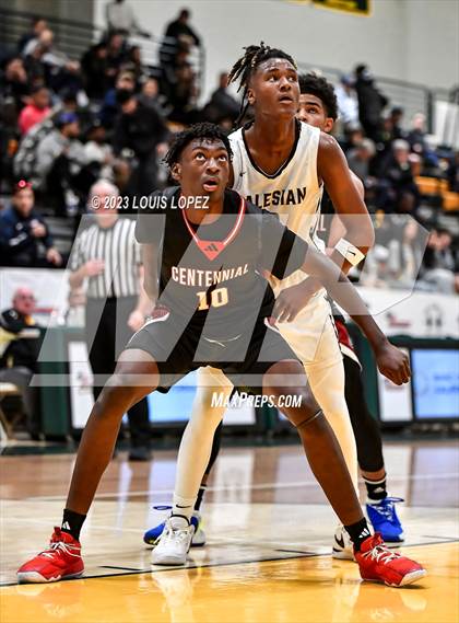 Thumbnail 2 in Centennial vs. Salesian College Preparatory (The Classic at Damien) photogallery.