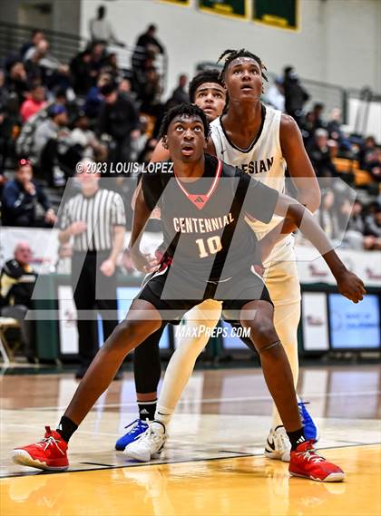 Thumbnail 3 in Centennial vs. Salesian College Preparatory (The Classic at Damien) photogallery.