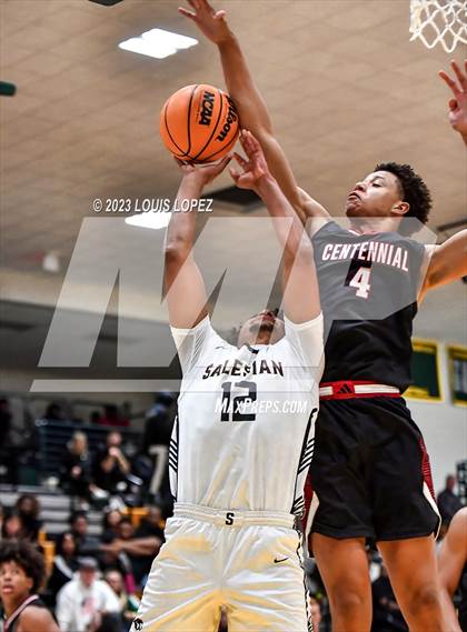 Thumbnail 1 in Centennial vs. Salesian College Preparatory (The Classic at Damien) photogallery.