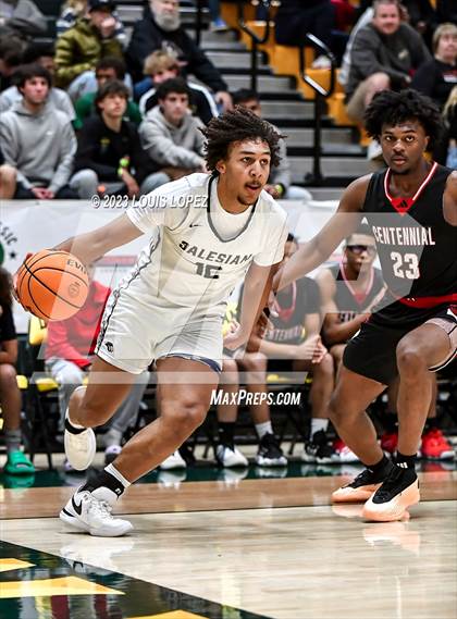 Thumbnail 3 in Centennial vs. Salesian College Preparatory (The Classic at Damien) photogallery.