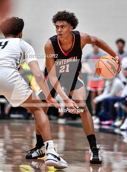 Thumbnail 1 in Centennial vs. Salesian College Preparatory (The Classic at Damien) photogallery.