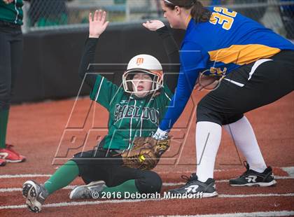 Thumbnail 2 in Sheldon vs. Eagle Point (Medford Spring Break High School Fastpitch Classic) photogallery.