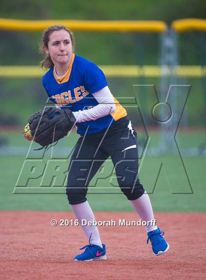 Thumbnail 2 in Sheldon vs. Eagle Point (Medford Spring Break High School Fastpitch Classic) photogallery.