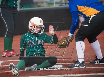 Thumbnail 2 in Sheldon vs. Eagle Point (Medford Spring Break High School Fastpitch Classic) photogallery.