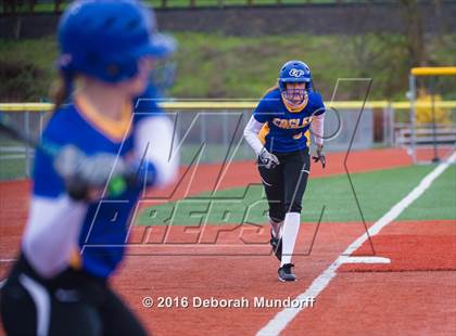 Thumbnail 2 in Sheldon vs. Eagle Point (Medford Spring Break High School Fastpitch Classic) photogallery.
