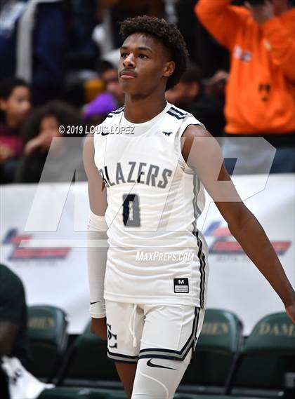 Thumbnail 2 in Sierra Canyon vs. Ribet Academy (The Classic at Damien) photogallery.