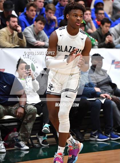 Thumbnail 3 in Sierra Canyon vs. Ribet Academy (The Classic at Damien) photogallery.