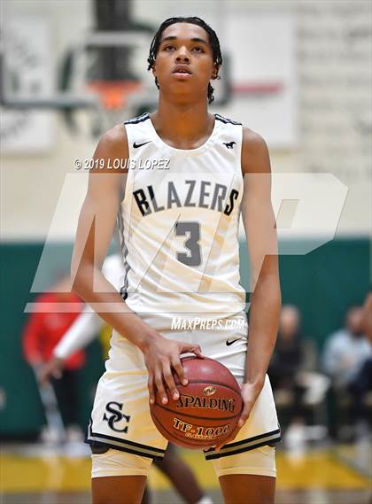 Thumbnail 3 in Sierra Canyon vs. Ribet Academy (The Classic at Damien) photogallery.