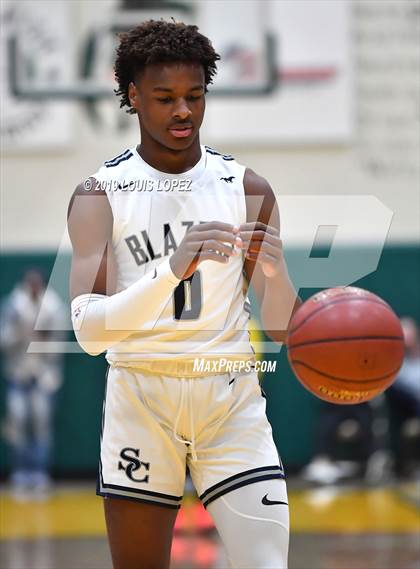 Thumbnail 1 in Sierra Canyon vs. Ribet Academy (The Classic at Damien) photogallery.
