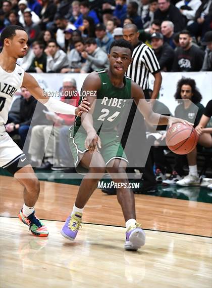 Thumbnail 2 in Sierra Canyon vs. Ribet Academy (The Classic at Damien) photogallery.