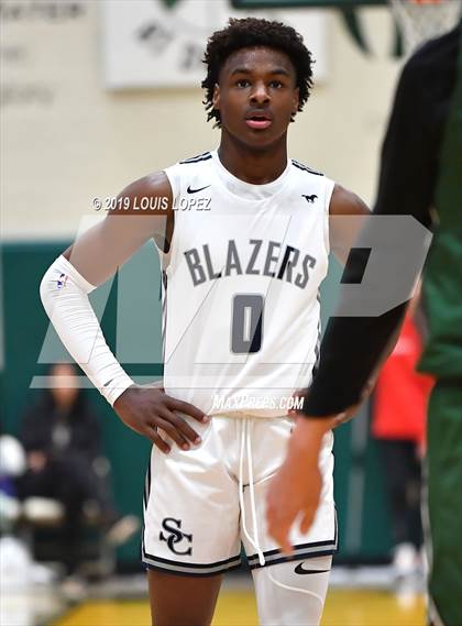 Thumbnail 3 in Sierra Canyon vs. Ribet Academy (The Classic at Damien) photogallery.