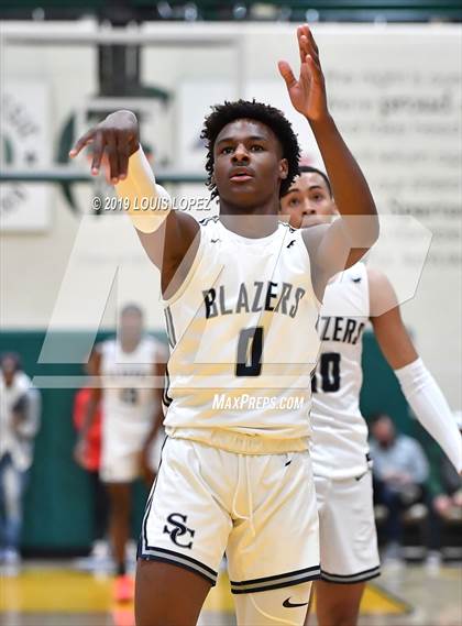 Thumbnail 3 in Sierra Canyon vs. Ribet Academy (The Classic at Damien) photogallery.