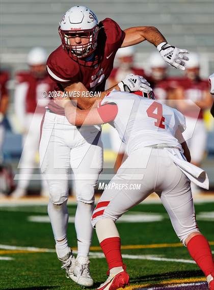 Thumbnail 3 in Burlingame vs. Sacred Heart Prep (CCS D4 Final at San Jose City College) photogallery.
