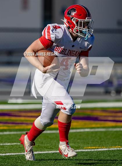 Thumbnail 1 in Burlingame vs. Sacred Heart Prep (CCS D4 Final at San Jose City College) photogallery.