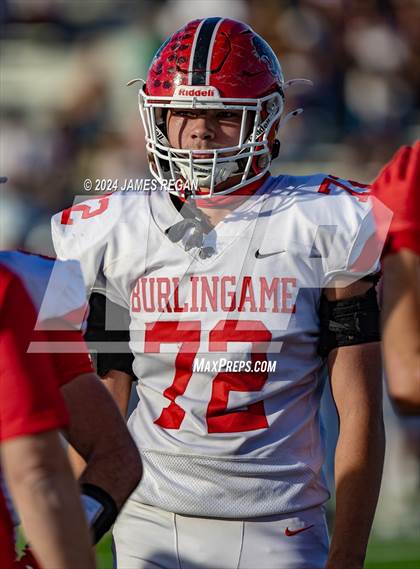 Thumbnail 1 in Burlingame vs. Sacred Heart Prep (CCS D4 Final at San Jose City College) photogallery.