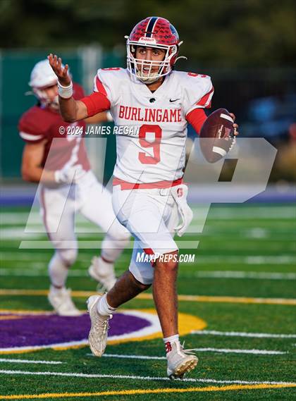 Thumbnail 1 in Burlingame vs. Sacred Heart Prep (CCS D4 Final at San Jose City College) photogallery.
