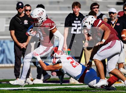 Thumbnail 2 in Burlingame vs. Sacred Heart Prep (CCS D4 Final at San Jose City College) photogallery.
