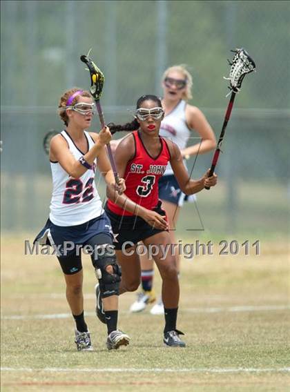 Thumbnail 2 in St. John's v Cy-Fair (D1 TGHSLL State Final) photogallery.