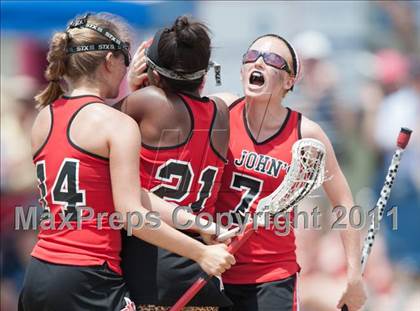 Thumbnail 3 in St. John's v Cy-Fair (D1 TGHSLL State Final) photogallery.