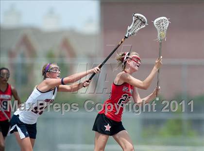Thumbnail 3 in St. John's v Cy-Fair (D1 TGHSLL State Final) photogallery.
