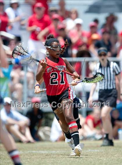 Thumbnail 3 in St. John's v Cy-Fair (D1 TGHSLL State Final) photogallery.