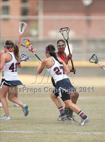 Thumbnail 3 in St. John's v Cy-Fair (D1 TGHSLL State Final) photogallery.