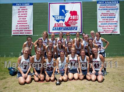 Thumbnail 2 in St. John's v Cy-Fair (D1 TGHSLL State Final) photogallery.