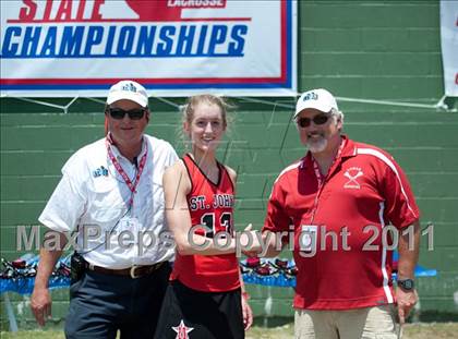 Thumbnail 2 in St. John's v Cy-Fair (D1 TGHSLL State Final) photogallery.