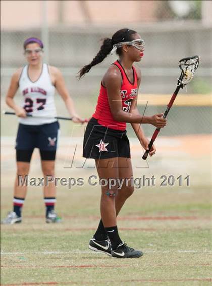 Thumbnail 2 in St. John's v Cy-Fair (D1 TGHSLL State Final) photogallery.