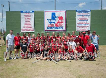 Thumbnail 3 in St. John's v Cy-Fair (D1 TGHSLL State Final) photogallery.
