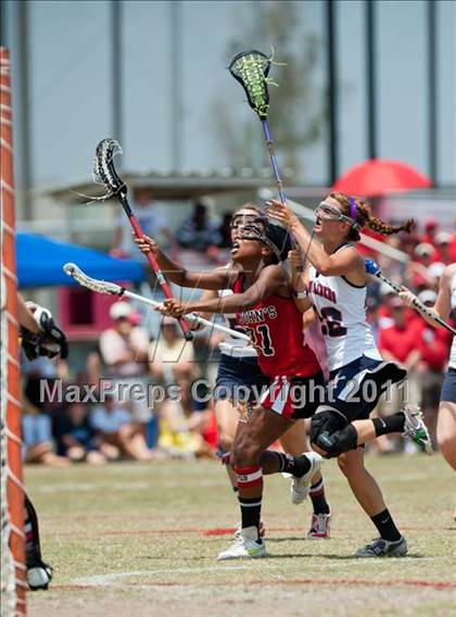 Thumbnail 3 in St. John's v Cy-Fair (D1 TGHSLL State Final) photogallery.